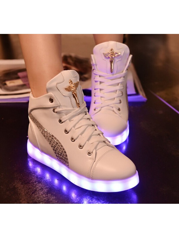 New Men and Women 7 colors USB Rechargeable Lighting Shoes